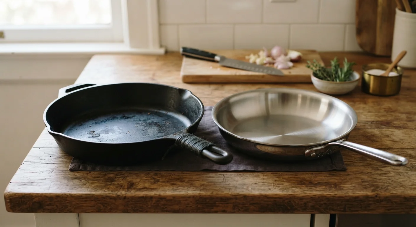 Cast Iron vs. Stainless Steel Cookware: A Kitchen Performance Breakdown