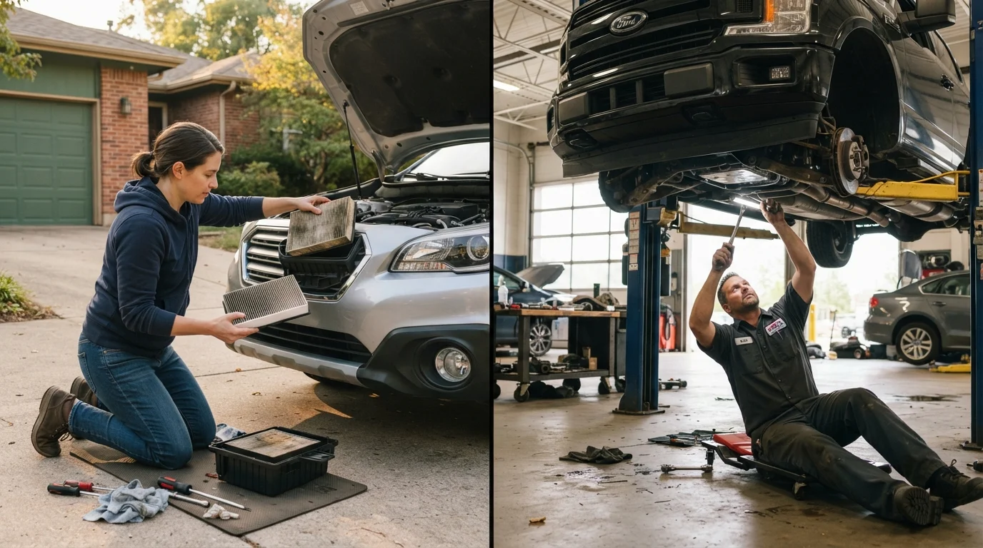DIY Car Maintenance vs. Taking It to a Shop