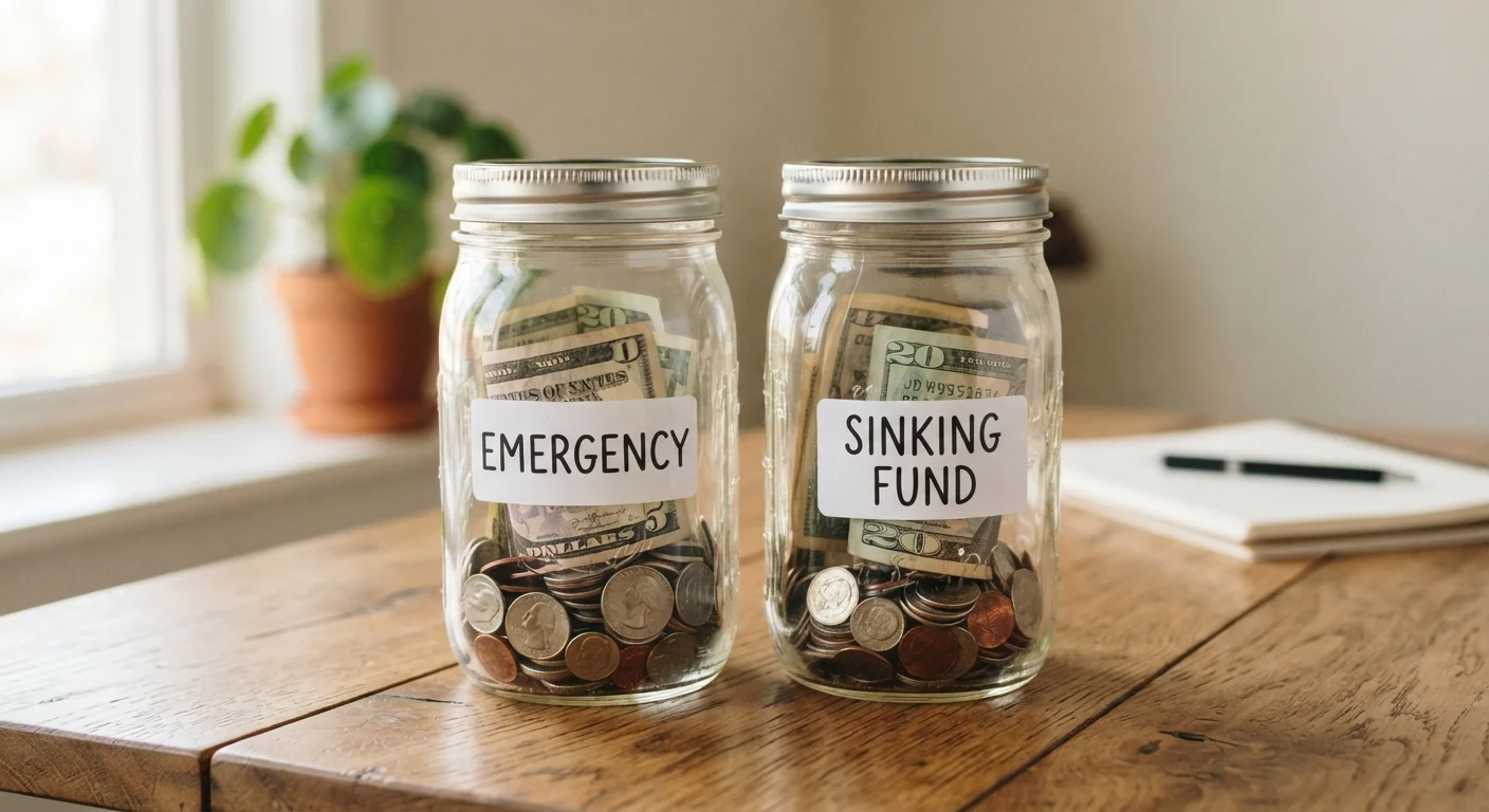 Emergency Fund vs. Sinking Fund: Two Savings Tools, Two Very Different Jobs