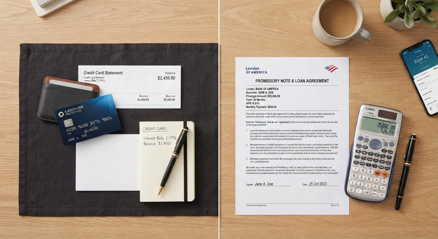 Personal Loan vs. Balance Transfer Card for Paying Off Debt