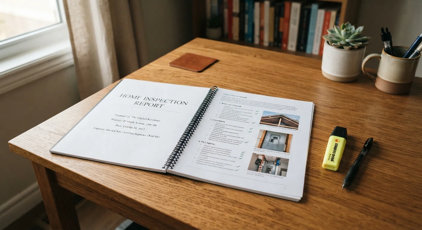 Reading a Home Inspection Report Without Panicking