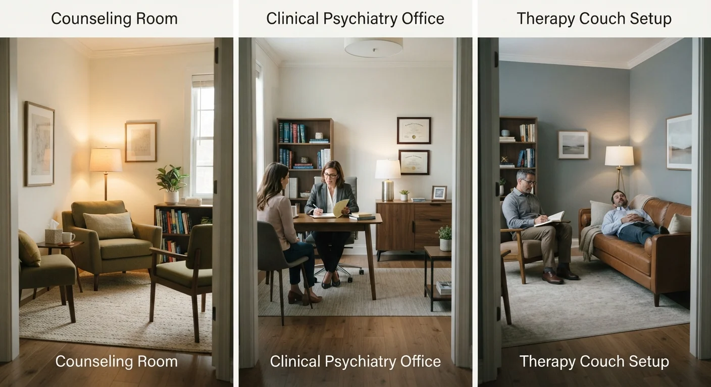 Therapy, Counseling, and Psychiatry: Understanding the Differences