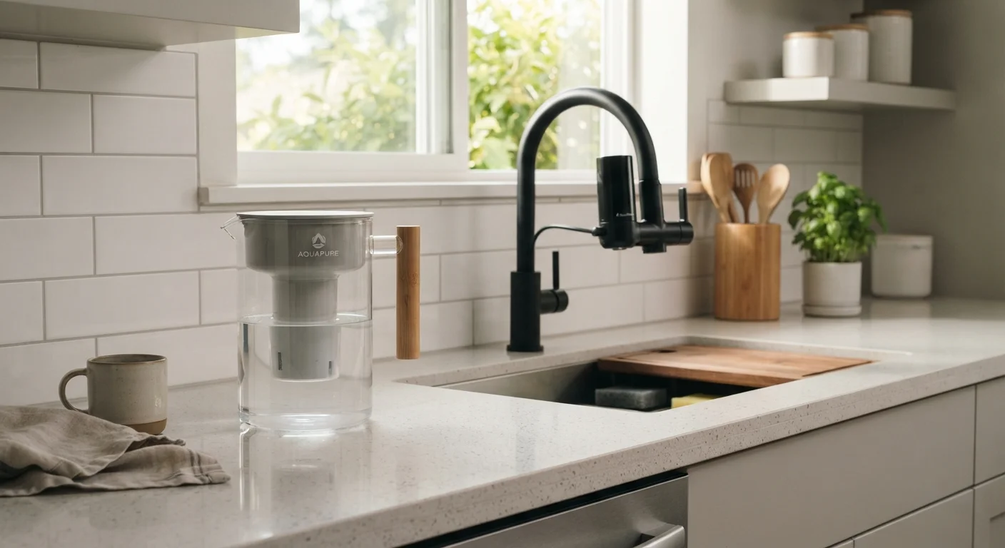Water Filter Types at a Glance: Pitcher, Faucet, Under-Sink, and Whole-Home