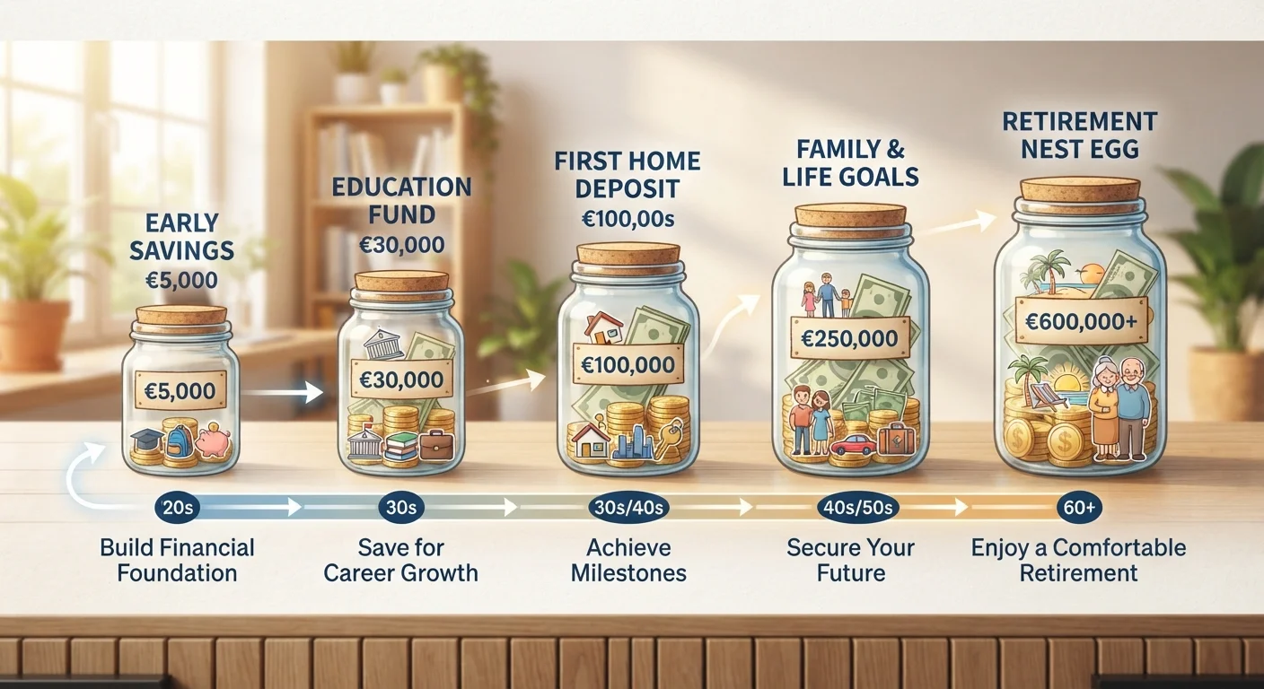 Where Your Savings Should Live at Each Stage of Life